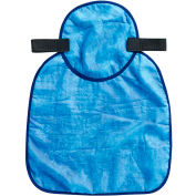Ergodyne® Chill-Its® 6717CT Evap. Hard Hat Neck Shade w/ Built-In Cooling Towel, Blue - Pkg Qty 6