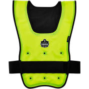Ergodyne® Chill-Its® 6687 Economy Dry Evaporative Cooling Vest, Lime, L/XL, 12685