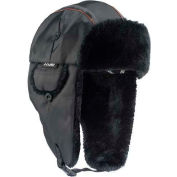 Ergodyne® N-Ferno® 6802 Classic Trapper Hat, L/XL, Black, 16845