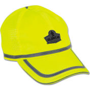 Ergodyne® GloWear® 8930 Class HW Hi-Vis Baseball Cap, Lime, One Size