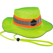 Ergodyne® GloWear® 8935 Class HW Hi-Vis Ranger Hat, Lime, L/XL