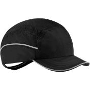 Ergodyne Skullerz® 8955 Lightweight Bump Cap, Short Brim, Black