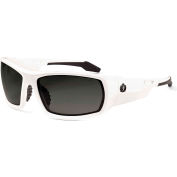 Ergodyne® Skullerz® Odin PZ Safety Glasses, Polarized Smoke Lens, White Frame