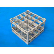 Lamber CC00125 - Dishwasher Rack For 16 Glasses, Plastic, 16"L x 16"W x 9-3/8"W