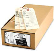 Avery® Duplicate Repair Tags, Numbered 1 to 500, 5-1/4" x 2-5/8", Manila, 500 Tags/Box
