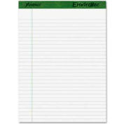 Esselte® Envirotec Pad, 8-1/2" x 11-3/4", Jr. Legal Ruled, White, 50 Sheet/Pad, 12 Pads/Pack
