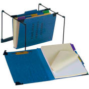 Esselte® Hanging Employee/Personnel Folder, 9-1/2" x 11-3/4", 2" Expansion, Blue