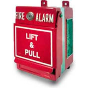 Edwards Signaling, MPSR2-D45W-GE, Double-Action, Dpdt, Cat 45 Key Reset, Weatherproof