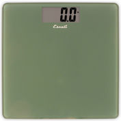 Escali B200SG Digital Bathroom Scale, 440lb x 0.2lb/200kg x 0.1kg, Sage Green Tempered Glass