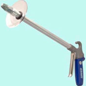 Exair 1250-18-CS, Soft Grip Safety Air Gun W/1104 Super Air Nozzle, 18" Ext. & Chip Shield, Zinc