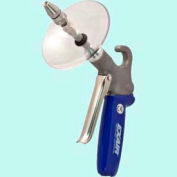 Exair 1290SS-CS, Soft Grip Safety Air Gun W/Adj. Air Nozzle & Chip Shield, 1/4" FNPT,SS Nozzle