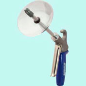 Exair 1299-6-CS, Soft Grip Safety Air Gun W/Mini Super Air Nozzle, 6" Extension & Chip Shield, Zinc