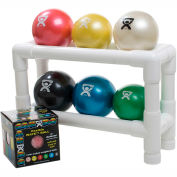 2-Tier Ball Rack For WaTE Weighted Balls, Holds 6 Balls, 18"L x 6"W x 12"H