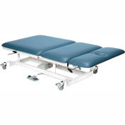 Bariatric Hi-Low Treatment Table with Casters, 3-Section, 800 lb Capacity, 76"L x 36"W x 22" - 38"H