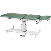 Electric Pedestal Hi-Low Treatment Table, 5-Section, 76"L x 27"W x 24" - 36"H