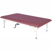 Manual Bariatric Hi-Low Steel Mat Platform Table, 900 lb Capacity, 84"L x 48"W x 20" - 30"H