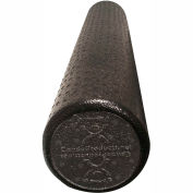 CanDo® Black Composite Foam Roller, Round, 6" Dia. x 36"L