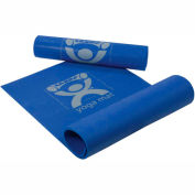 CanDo® Eco-Friendly Premium Yoga Mat, Blue, 68" x 24" x 1/4"