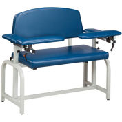 Clinton 66000 Lab X Series Extra-Wide Blood Drawing Chair with Padded Arms