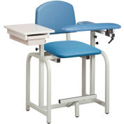 Clinton&#153; 66022 Lab X Series Extra-Tall Blood Drawing Chair with Padded Flip Arm and Drawer