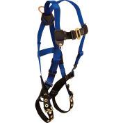 FallTech® 7016 Contractor 1-D Full Body Harness, 1 Back D-ring, Size UniFit