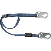 FallTech® 8209 4' to 6' Restraint Lanyard, Adjustable Single Leg, with 2 Snap Hooks