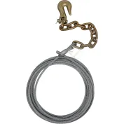 Super Strong 1/2 Inch Galvanized Aircraft Cable - 6x19 Wire Rope - 100 Ft, 200 Ft, 300 Ft Options