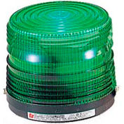 Federal Signal 141ST-120G Strobe light, 120VAC, Green