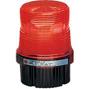 Federal Signal FB2PST-012-024R Strobe, 12-24VDC, pipe/surface mount, Red