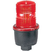 Federal Signal LP3T-120R Strobe, T-mount, 120VAC, Red