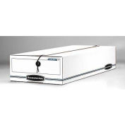 Fellowes 00007 Liberty® Check And Form Boxes, 23-3/4"L x 9-1/2"W x 4-1/2"H, White/Blue - Pkg Qty 12