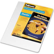 Fellowes® Transparent PVC Presentation Covers, Oversized, 11-1/4" x 8-3/4", 25/pack