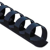 Fellowes® Plastic Combs - Round Back, 3/8", 55 Sheets, Navy, 100/PK - Pkg Qty 20