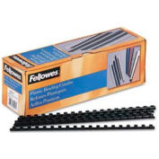 Fellowes® Plastic Combs - Round Back, 5/16", 40 Sheets, Black, 100/PK - Pkg Qty 30