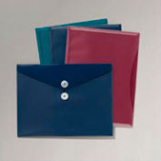 ViewFront Poly Envelope with Pocket, Assorted Colors, Letter Size, 4/Pack