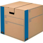 Fellowes 0062801 Smoothmove™ Moving & Storage, Medium Box, 18-1/8x18-3/4x16-5/8, Kraft - Pkg Qty 8