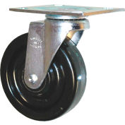 Rubbermaid® 5" Swivel Plate Caster with Hardware