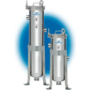 Filtration Group Single-Bag Liquid Filter Vessel, 11-5/8"Dia, Carbon Steel