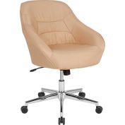 Flash Furniture Marseille Home & Office Chair - Mid Back - Beige Fabric