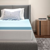 Flash Furniture Capri Comfortable Sleep 2" Cool Gel Memory Foam Mattress Topper, Twin