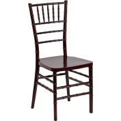Flash Furniture Stacking Chiavari Chair - Resin - Mahogany - Hercules Premium Series