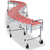 NestaFlex® 22614008N Flexible Conveyor - Poly Skate Wheels - Nylon Bushings 226 Lb. per ft.