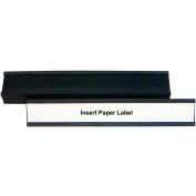 MasterVision Magnetic Data Cards, Black, Accessories, 6" X 1", 10 pack