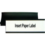 MasterVision Magnetic Data Cards, Black, Accessories, 6" X 2", 10 pack