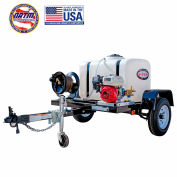 Simpson® Mobile Trailer Gas Pressure Washer W/Honda Engine, 3200 PSI, 2.8 GPM, 3/8" Hose