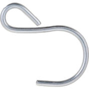 S-Hook - 2-1/8" L x .120" Thick - Steel - Zinc Clear - USA - G.L. Huyett SHOOK-007 - Pkg Qty 100