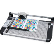 United Rotary Paper Trimmer - 18" Cutting Length - 15 Sheet Capacity - Gray