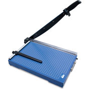 United Office-Grade Guillotine Paper Trimmer - 15" Cutting Length - 15 Sheet Capacity - Blue