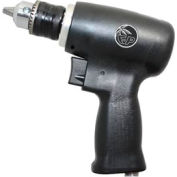 Florida Pneumatic Pistol Grip Air Drill, Keyed, 1/4" Chuck, 20000 RPM