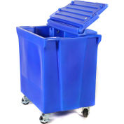 ColdStor™ 8002525 Ice & Beverage Bin-Body and Casters, Blue